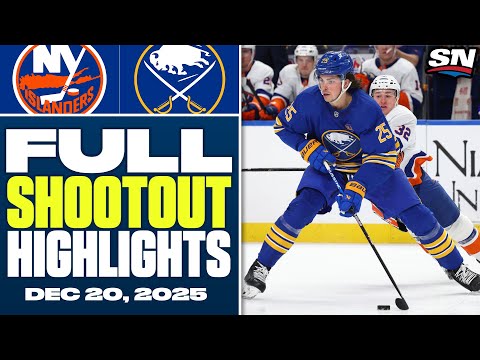 New York Islanders at Buffalo Sabres | FULL Shootout Highlights - December 20, 2025