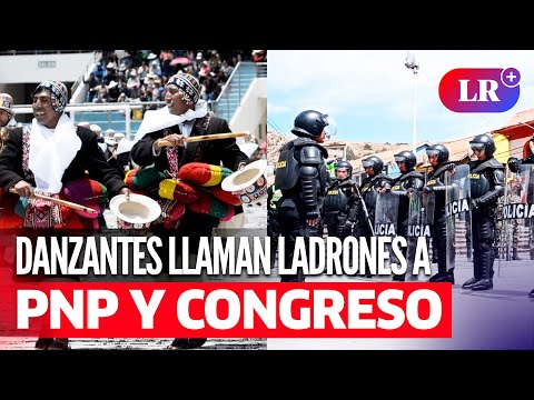Puno: danzantes originarios llaman “ladrones” en quechua a congresistas y policías | #lr