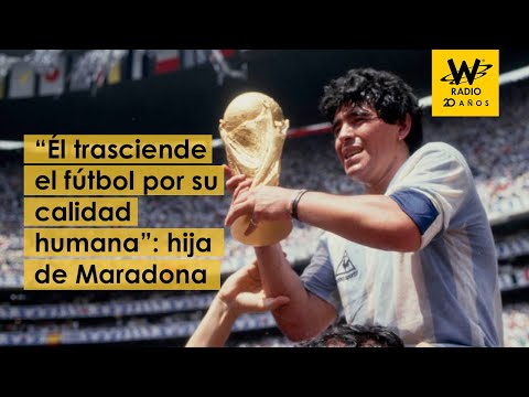 “Él trasciende el fútbol por su calidad humana”: hija de Maradona