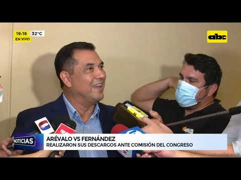 Arévalo vs Fernández: realizaron sus descargos ante comisión del congreso