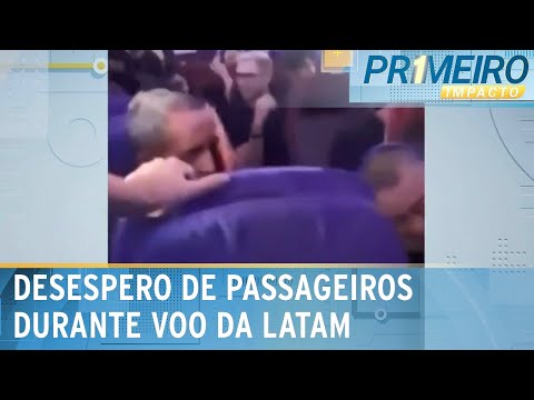 Vídeo revela desespero durante voo da Latam na Oceania | Primeiro Impacto (12/03/24)