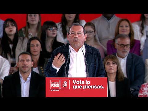 Muñiz pide votar al PSOE para que Puertollano sea la ciudad verde del futuro