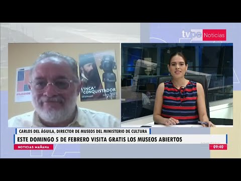 Noticias Mañana | Carlos Del Águila, director de Museos del Ministerio de Cultura - 01/02/2023