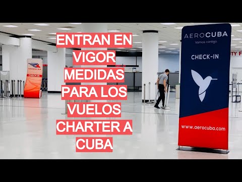 Entra en vigor la suspensión de todos los vuelos chárter a Cuba excepto La Habana