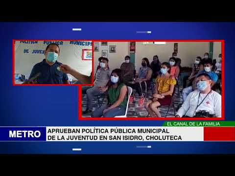 APRUEBAN POLÍTICA PÚBLICA MUNICIPAL DE LA JUVENTUD EN SAN ISIDRO, CHOLUTECA