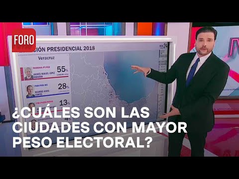 Elecciones 2024 - Estas son las zonas altamente densas de votantes en México