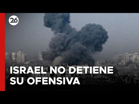 GUERRA EN MEDIO ORIENTE | Columnas de humo sobre Gaza