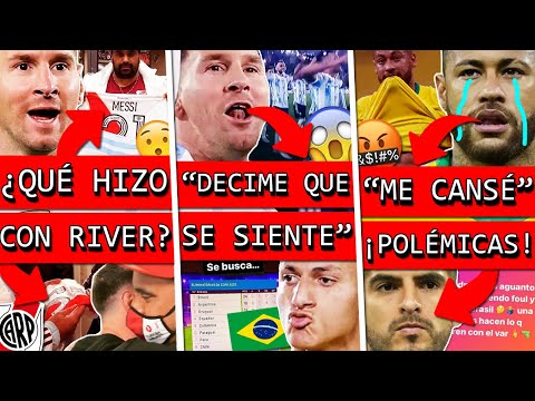 GESTO de MESSI con RIVER ¿Y BARÇA+ ARGENTINA chicaneo BRASIL y respondió RICHARLISON+ NEYMAR enojo