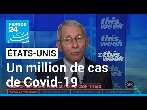 Covid-19 : record mondial de plus d'un million de cas rapportés lundi aux Etats-Unis • FRANCE 24