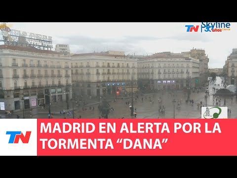 MADRID I ALERTA ROJA POR LLUVIAS: La ciudad se encuentra en el nivel de inundación 1