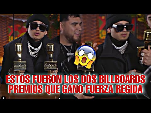 FUERZA REGIDA GANO DOS BILLBOARDS PREMIOS ESTAS CATEGORÍAS GANO