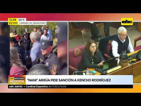 Nani Arrúa pide sancionar a Kencho Rodríguez