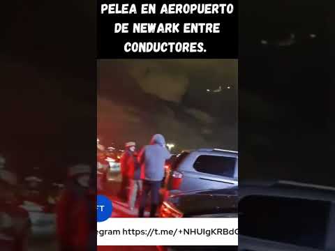 PELEAS DE CONDUCTORES EN EL AEROPUERTO.