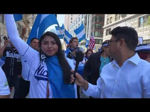 La marcha más grande de nicaragüenses en los EEEUU