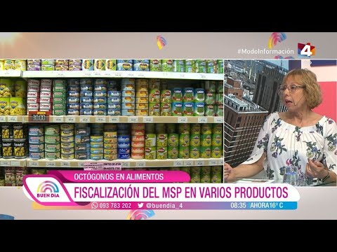 Buen Día - Octógonos en alimentos: Fiscalización del MSP en varios productos