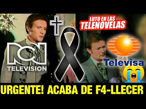 ?¡ ULTIMA HORA ! HACE UNAS HORAS ! Luto En LA TELEVISIÓN Descanse en Paz Noticias de hoy - luto HOY