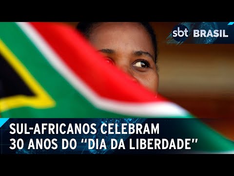 África do Sul celebra 30 anos da abolição do Apartheid | SBT Brasil (27/04/24)