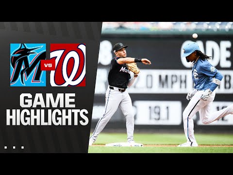 Marlins vs. Nationals Game Highlights (6/14/25) | MLB Highlights