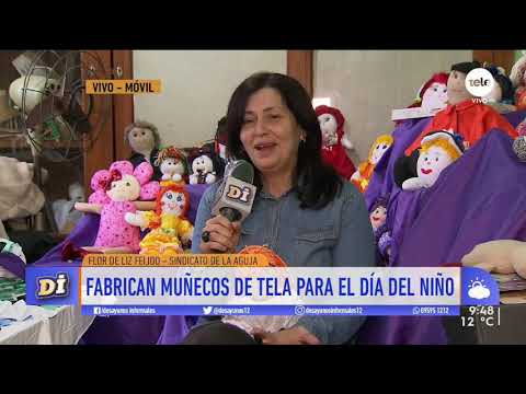 El Sindicato de la Aguja elabora muñecos para el Día del Niño