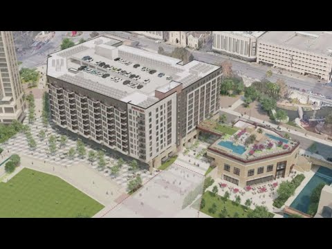 Design approved for Hemisfair's new 10-story apartment, retail building in downtown SA