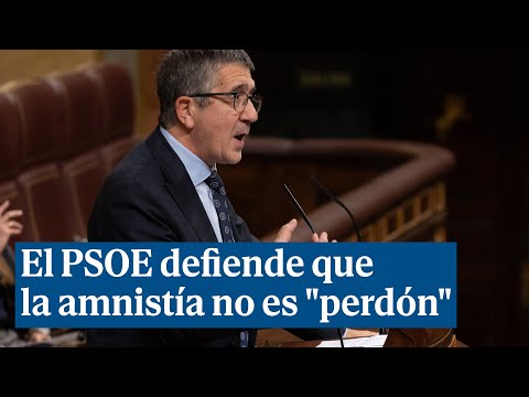 El PSOE defiende que la amnistía no implica perdón