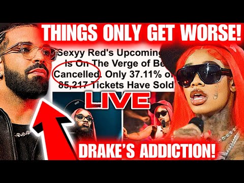 DRAKE’S ADDICTION CONTINUES DESTROYING HIS CAREER!|SEXYY RED TOUR TICKETS FAIL!  #ShowfaceNews