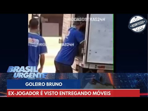 Aconteceu na Semana | Goleiro Bruno é flagrado entregando móveis no RJ | Brasil Urgente