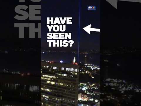 Mysterious laser beam is shooting into the night sky in #SanFrancisco • #BayArea