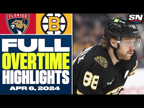 Florida Panthers at Boston Bruins | FULL Overtime Highlights - April 6, 2024