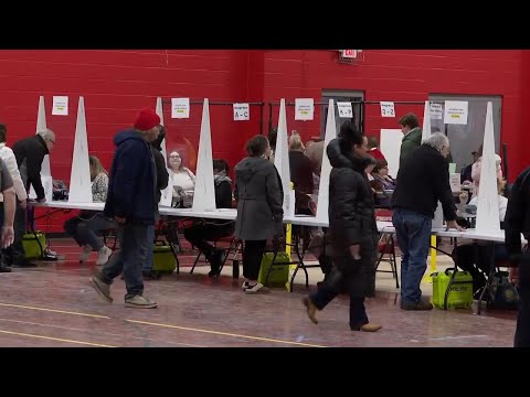 Voters cast their ballots in New Hampshire primary