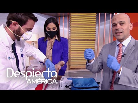 Karla Martínez se realiza la prueba de coronavirus en vivo | Dr. Juan
