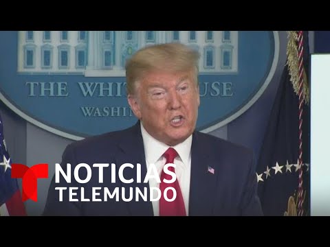Trump asegura que se vienen semanas muy dolorosas y agradece a la prensa | Noticias Telemundo