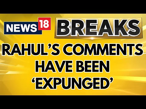 Parts Of Rahul Gandhi's Parliament Speech Has Been Expunged | Rahul Gandhi In Lok Sabha | News18