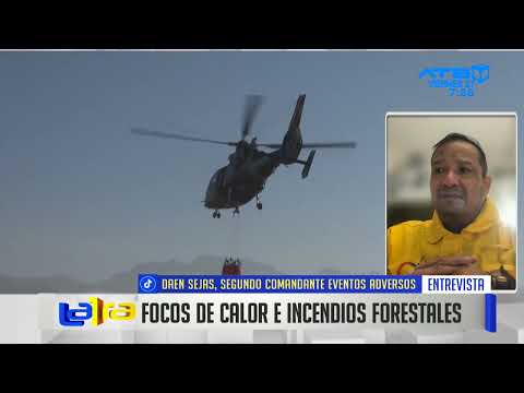 Continúan los esfuerzos para sofocar incendios forestales en Bolivia