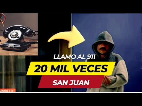 HOMBRE LLAMO AL 911 MAS DE 20 MIL VECES - SAN JUAN