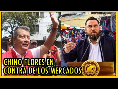 Chino Flores se opone a construir mercados y ordenamiento de vendedores