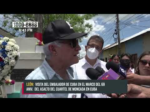 León conmemora el 69 aniversario del Asalto al Cuartel Moncada en Cuba - Nicaragua