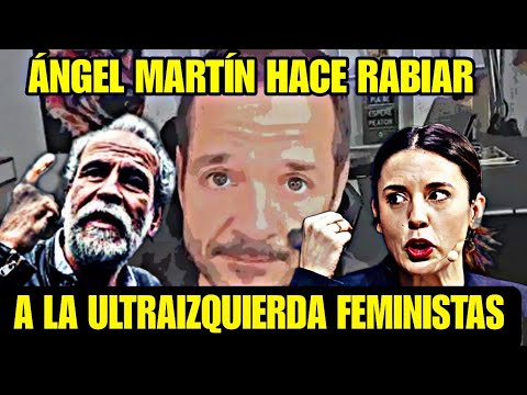 Ángel Martín cabrea a la izquierda