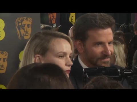 Bradley Cooper, Carey Mulligan, Naomi Campbell, Emerald Fennell and Teo Yoo arrive for the EE BAFTA