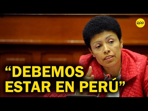 Martha Moyano sobre suspensión de viajes: Todos los congresistas debemos estar en Perú