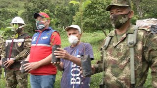 El Ejército Nacional sembrará 4 mil árboles nativos en Quetame- Cundinamarca.