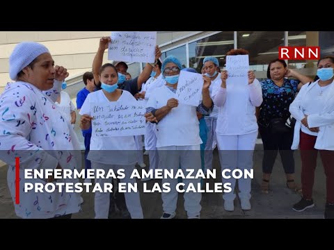 Enfermeras amenazan con protestar en las calles si no hay mejoras en el sector