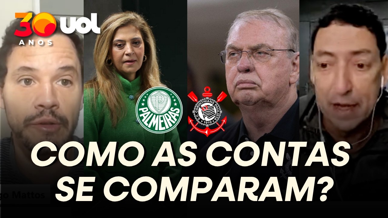 CORINTHIANS E PALMEIRAS: COMO SE COMPARAM AS FINANÇAS DOS RIVAIS? QUEM GASTA E QUEM FATURA MAIS?