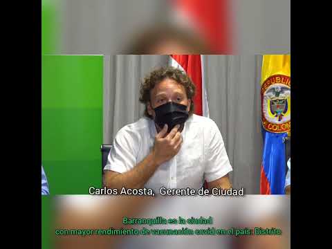 #vacunacion Barranquilla, la ciudad con mayor rendimiento de vacunación covid en el país: Distrito 