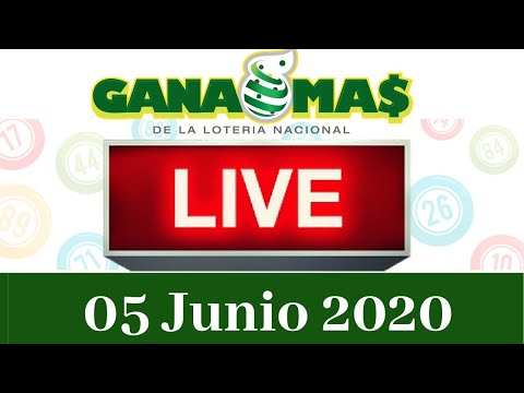 En vivo Lotería Gana Mas hoy 05 de Junio del 2020