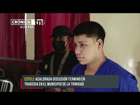 Detenido por presuntamente matar a puñaladas a un sujeto en Estelí - Nicaragua