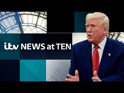Trump says he won't pause tariffs amid markets slump - watch Monday's News at Ten | ITV News
