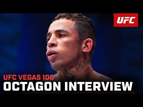 Carlos Prates Octagon Interview | UFC Vegas 100