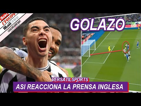 ASI REACCIONA PRENSA INGLESA a GOL de MIGUEL ALMIRON LEICESTER vs NEWCASTLE