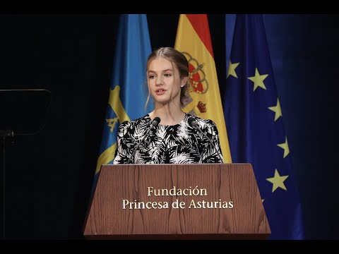 Palabras de Su Alteza Real la Princesa de Asturias en la entrega de los Premios Princesa de Asturias